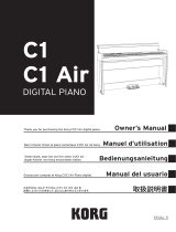 Korg C1 Air Owner's manual