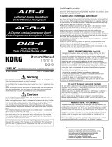 Korg AIB-8 Owner's manual