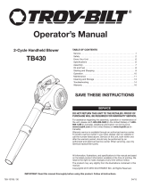 Troy-Bilt 41AS99BS766 User manual