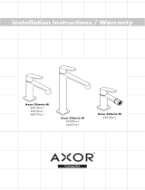 Axor 34016001 Installation guide
