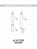 Axor Axor Citterio 39020001 Installation guide