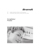 Groupe Brandt BFU262LSW Owner's manual