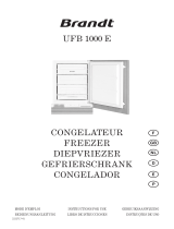 De Dietrich UFB1000E Owner's manual