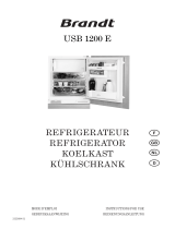 Brandt USB1200E Owner's manual