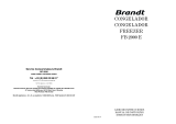 Brandt FB2000E User manual