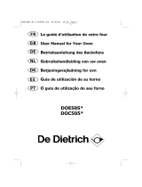 De Dietrich DOE505XE1 Owner's manual