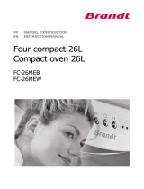 Brandt FC 260 MW Owner's manual