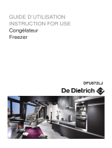 De Dietrich DFU872LJ Owner's manual