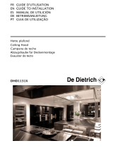 De Dietrich DHD1131X Owner's manual