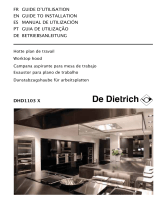 De Dietrich DHD1103X Owner's manual