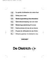 De Dietrich DME488XE1 Owner's manual