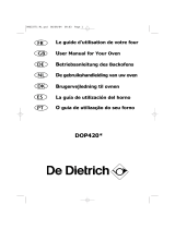 De Dietrich DOP420XE1 Owner's manual