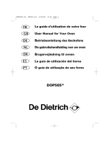 De Dietrich DOP505XE1 Owner's manual