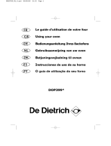 De Dietrich DOP499 XE1 Owner's manual