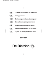 De Dietrich DOV400XE1 Owner's manual