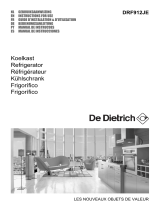 De Dietrich DRF912JE Owner's manual