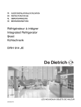 De Dietrich DRH 914 JE Owner's manual