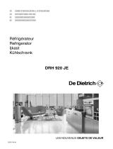 De Dietrich DRH920JE Owner's manual