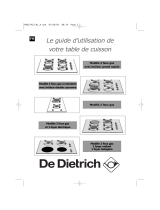 De Dietrich DTG301BL1 Owner's manual