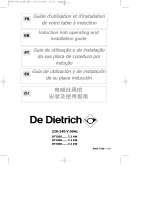 De Dietrich DTI305VE1 Owner's manual