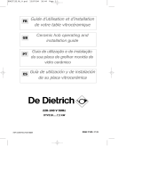 De Dietrich DTV315BE1 Owner's manual