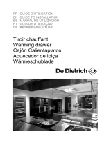 De Dietrich DWD1529X Owner's manual