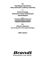 Groupe Brandt WFH1010K Owner's manual