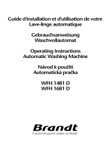 Brandt WFH1481D Owner's manual
