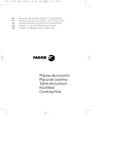 Fagor I2-300TX Owner's manual
