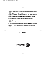 Fagor HM-480X USING Owner's manual