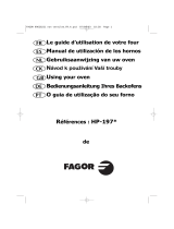 Fagor HP197B Owner's manual