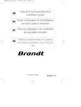 Brandt TI312BT1 Owner's manual