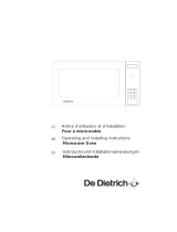 De Dietrich MW6743E2 Owner's manual