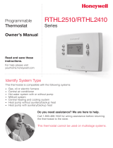 Honeywell RTHL2510, RTHL2410 Owner's manual