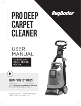 RugDoctor Pro Deep Commercial Carpet Cleaner User manual