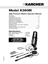 Kärcher K 360 M User manual