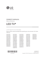LG 50UN8050PUD Owner's manual