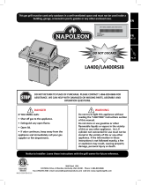 NAPOLEON LA400RSIB Owner's manual