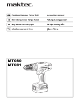 Makita MT080 User manual