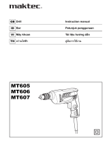 Makita MT606 User manual