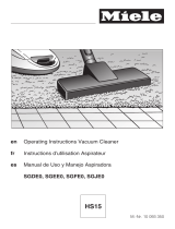 Miele Alize Canister Vacuum Cleaner Owner's manual