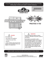 NAPOLEON PRESTIGE II 750 Owner's manual