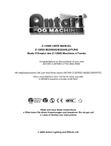 Antari Z-1200 II User manual