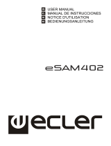 Ecler eSAM402 User manual