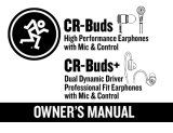 Mackie CR-BUDS+ User manual