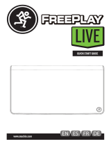 Mackie FreePlay LIVE  Quick start guide