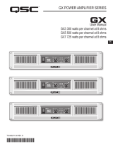 QSC GX3 User manual