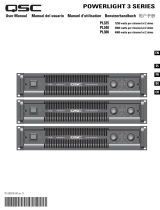 QSC PL325 User manual