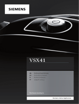 Siemens VSX41A322/01 User manual