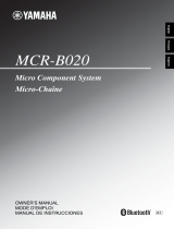Yamaha MCR-B020 Owner's manual